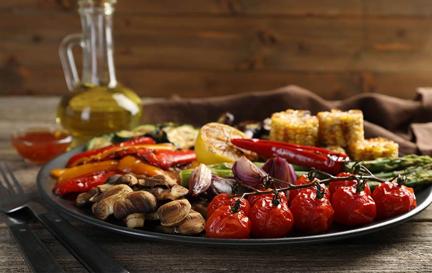 platillos con aceite de oliva